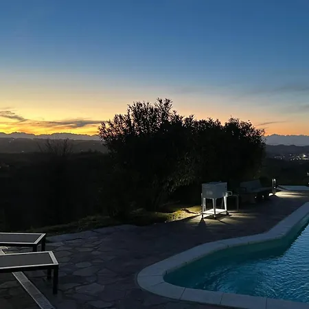 Willa Splendid Magna With Pool And Park - Langhe Hills Govone