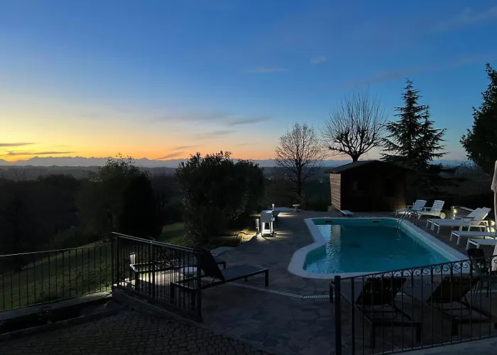 Vila Splendid Magna With Pool And Park - Langhe Hills Govone