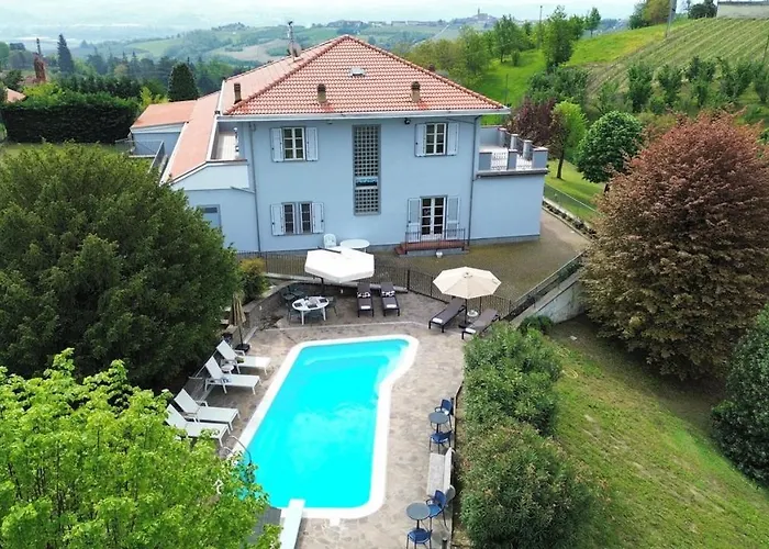 Vila Splendid Magna With Pool And Park - Langhe Hills Govone